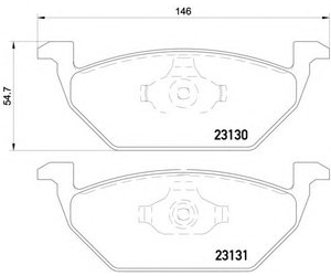 8DB 355 008-591 HELLA PAGID 