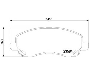 8DB 355 009-671 HELLA PAGID 