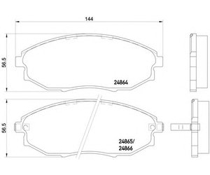8DB 355 014-931 HELLA PAGID 