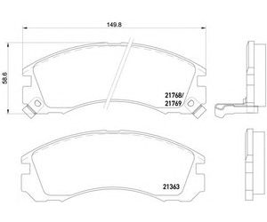 8DB 355 016-531 HELLA PAGID 